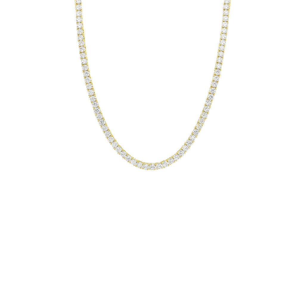 BRTC-29 Brass Tennis Chain 4mm Fantastic Jewelry NYC