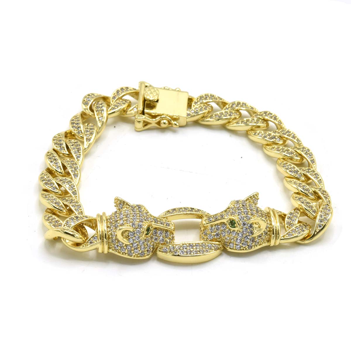 Brass Cuban 16 inch Chain and 7.5 inch Bracelet Set (SALE) Fantastic Jewelry NYC