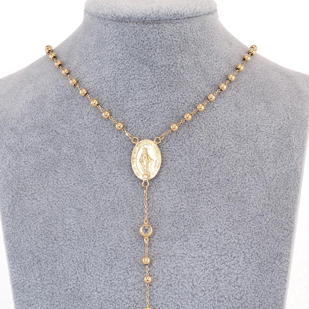 Rosary Necklaces | 14K Gold - Fantastic Jewelry NYC