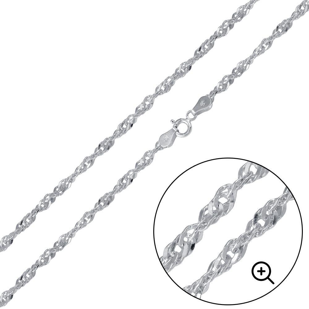 Singapore 035 Chain or Bracelet 2mm - CH517 SPI