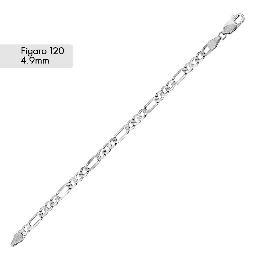 Figaro 120 4.9mm Chain or Bracelet - CH606 SPI