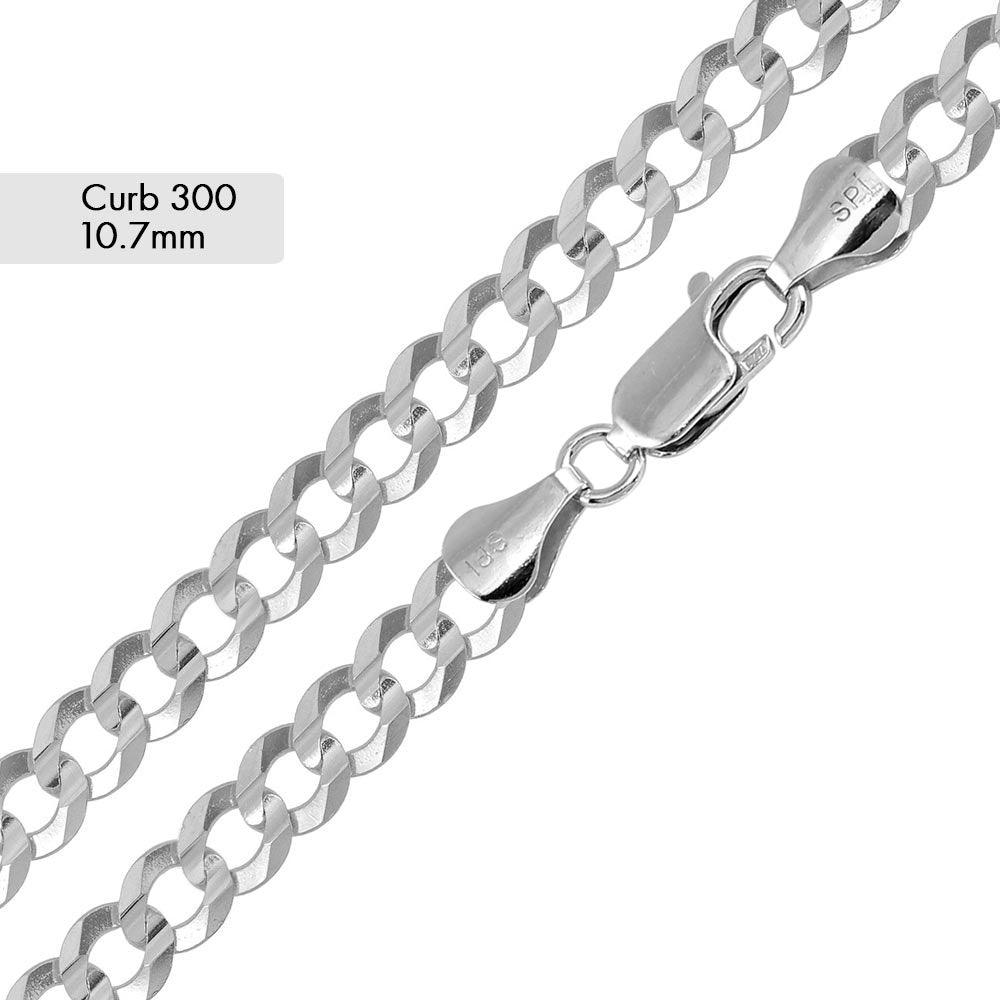 Curb 300 Chain or Bracelet 10.7mm - CH622 SPI