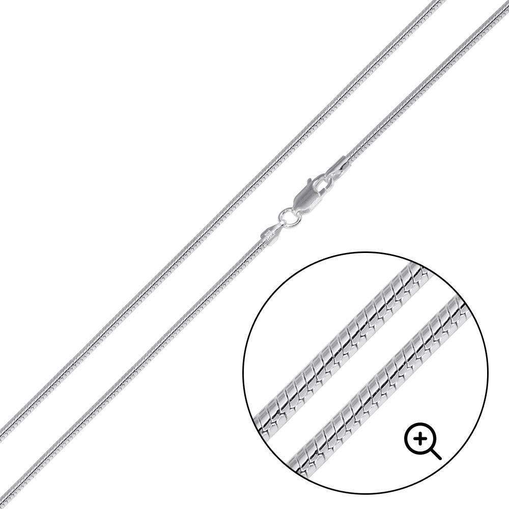 Round Snake 025 Chain or Bracelet 1.2mm - CH729 SPI