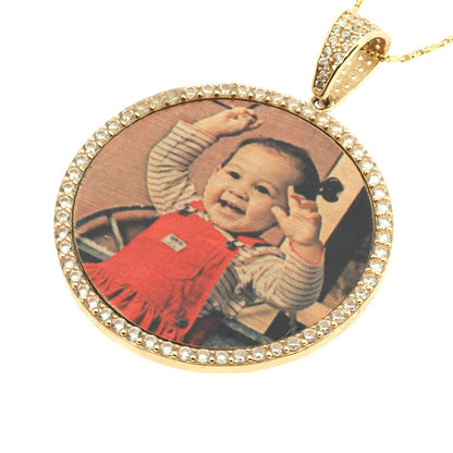 Show Your Loved Ones How Much You Care with a 14K Yellow Gold  Picture Pendant Necklace