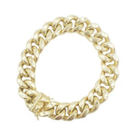 10k Hollow Gold Miami Cuban Bracelets