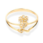 Embrace Elegance: Crown Initial Letter 'I' Ring in 14K Gold with CZ - Shop Now!