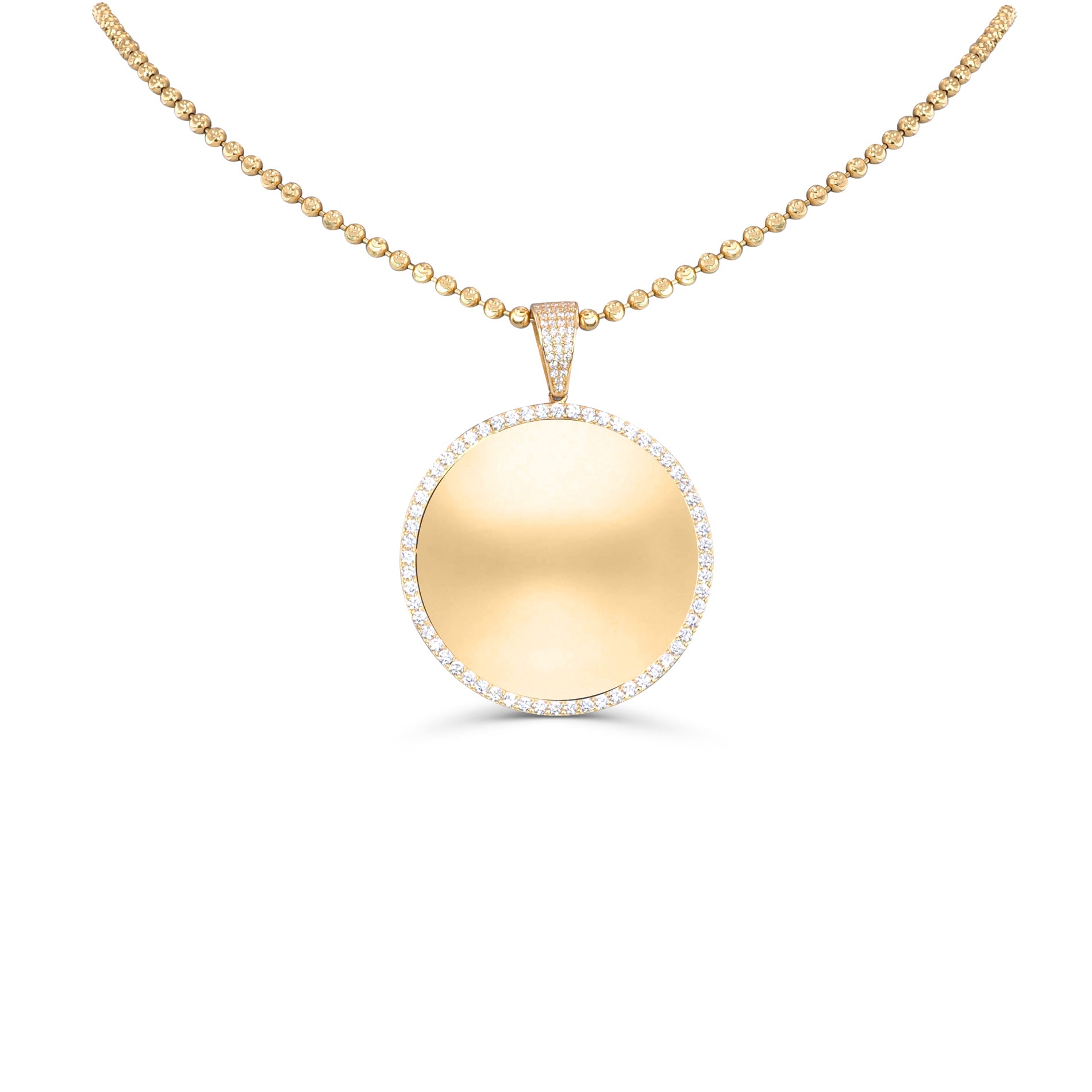 Create Your Signature Look with a Customizable 14K Gold Chain and Pendant Set