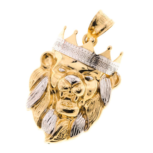 Lion Head Crown Pendant