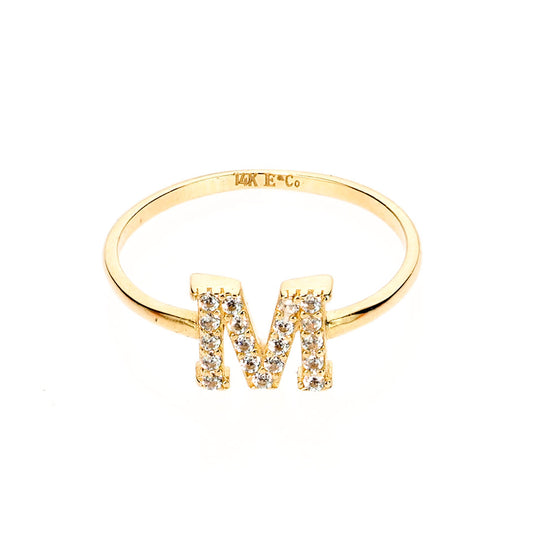 Ring in 14K Gold with CZ