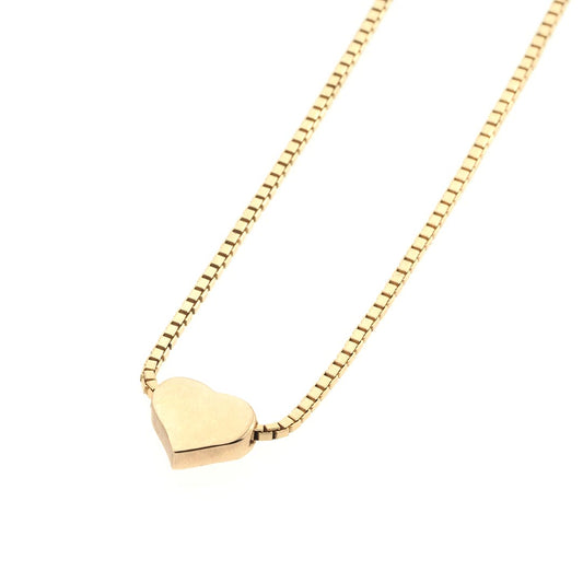Small Heart  Charm Necklace | 14K Gold - Fantastic Jewelry NYC
