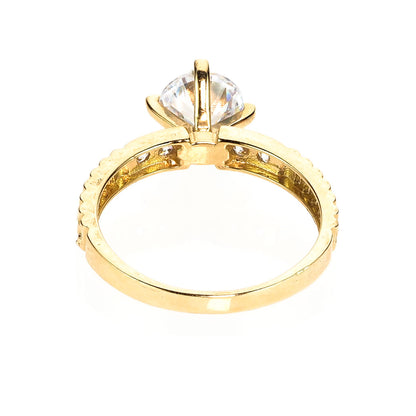 Wedding Rings Sets His and Hers Engagement Ring | 14K Gold With Cz - Fantastic Jewelry NYC