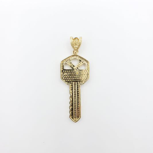 14K Gold- Key Pendant