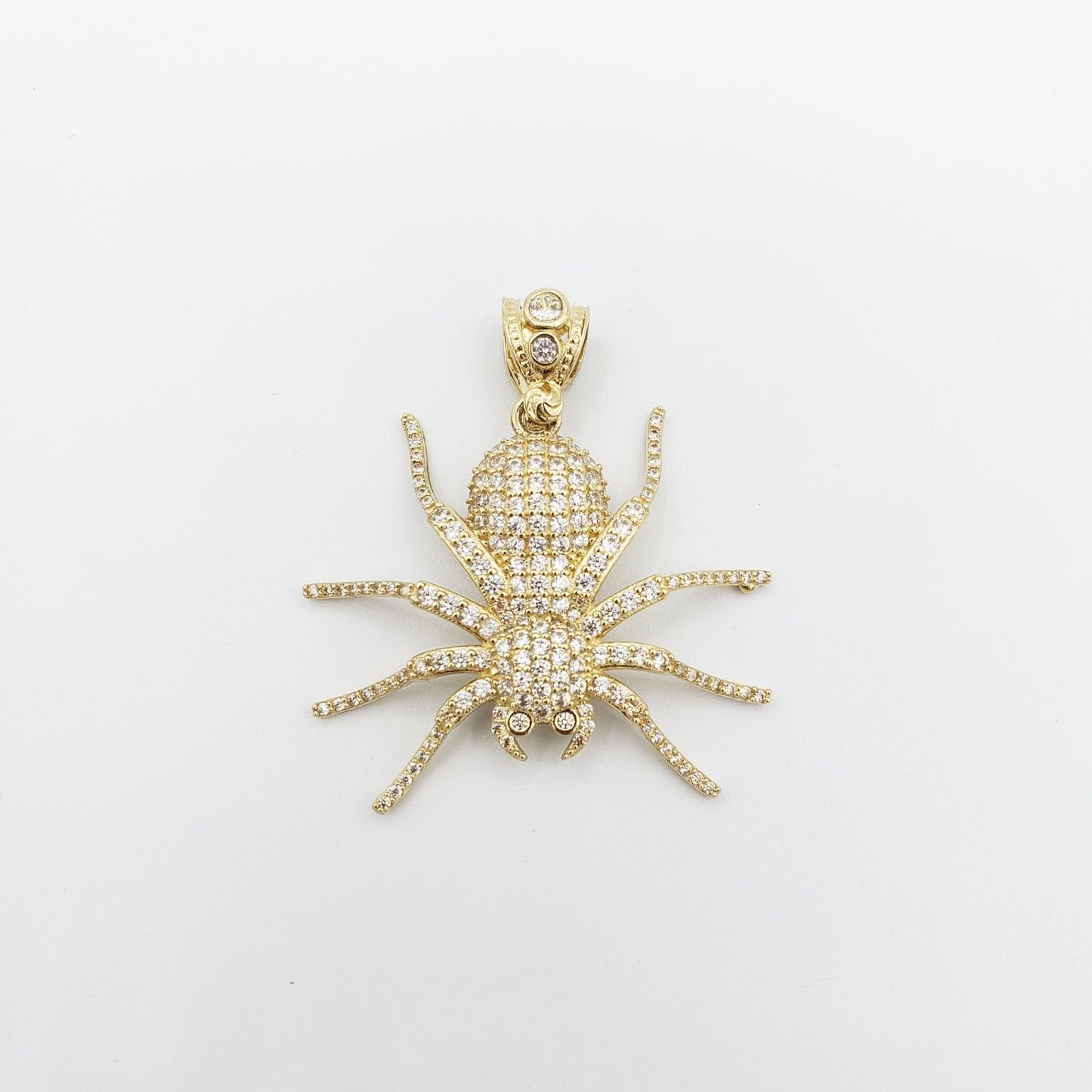 14K Gold- Spider Pendant Fantastic Jewelry NYC