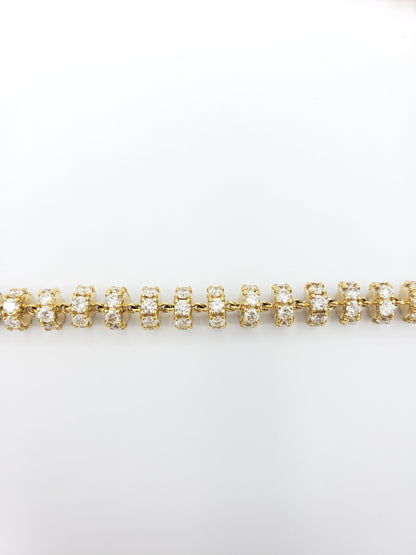 14K Gold- Diamond Disc Chain | 136 Grams