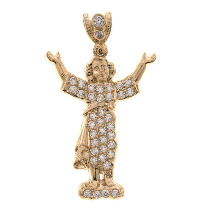 Santo Nino De Atocha Pendant in Gold 10k divino nino de atocha