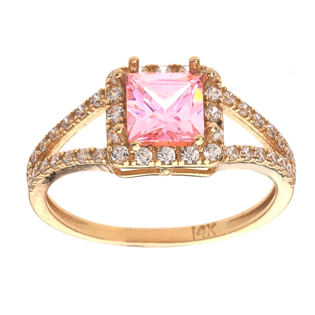 Lady Pink Stone Ring