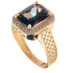 Smoky Quartz Ring | 14K Gold