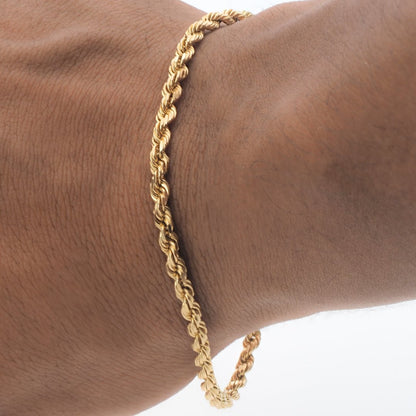 Rope Bracelet 14K Gold