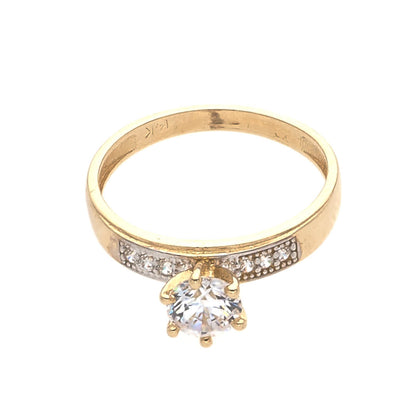 Diamond Engagement Ring 14K Gold