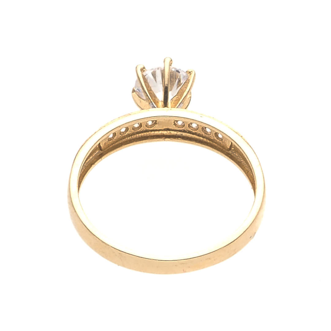 Diamond Engagement Ring 14K Gold