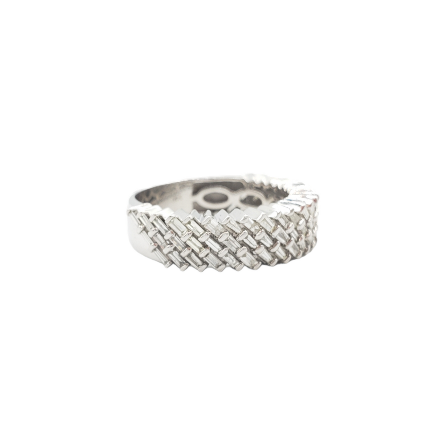 14k Baguette Diamond Ring With 1.87 Carats Of Diamonds #20653
