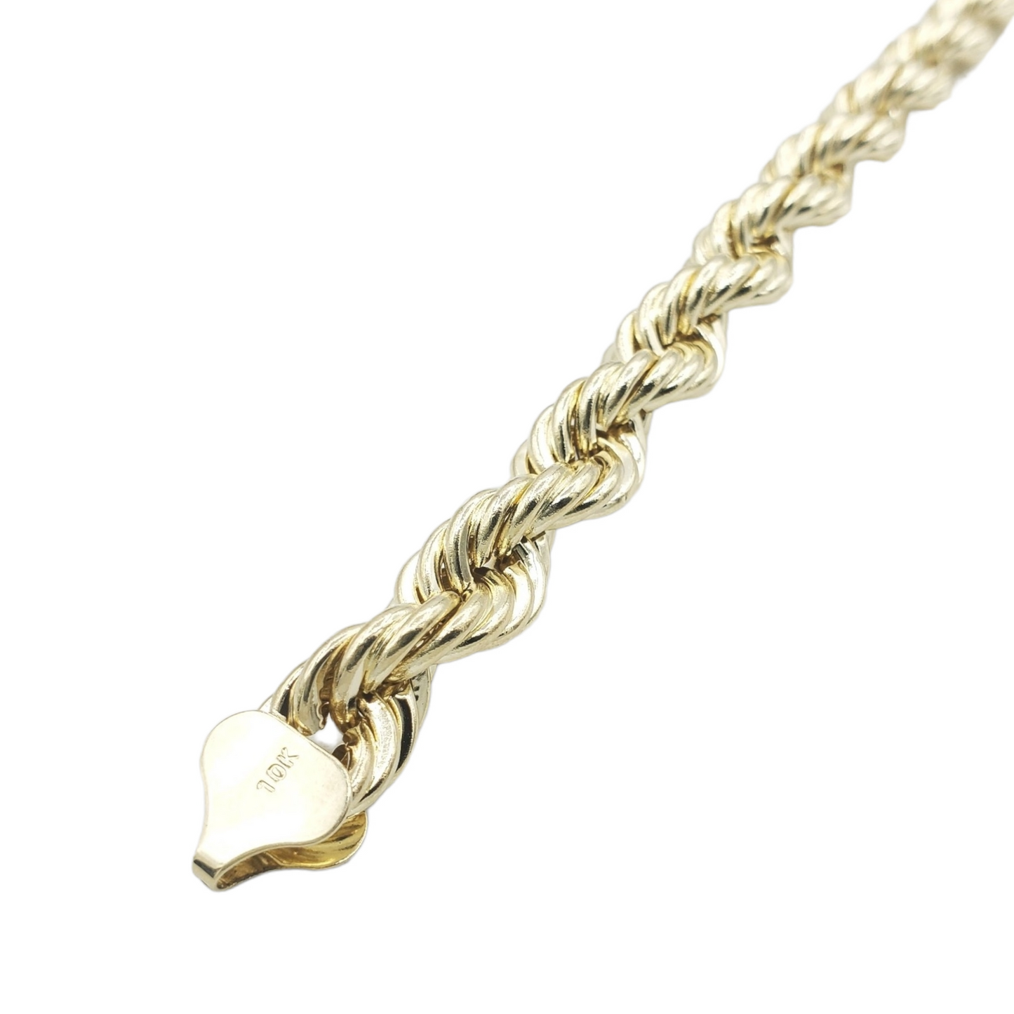 10K Yellow Gold- Hollow Rope Bracelets