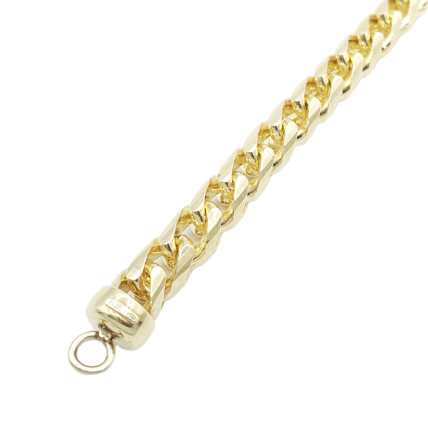 14K Yellow Gold- Franco Bracelet (Solid)