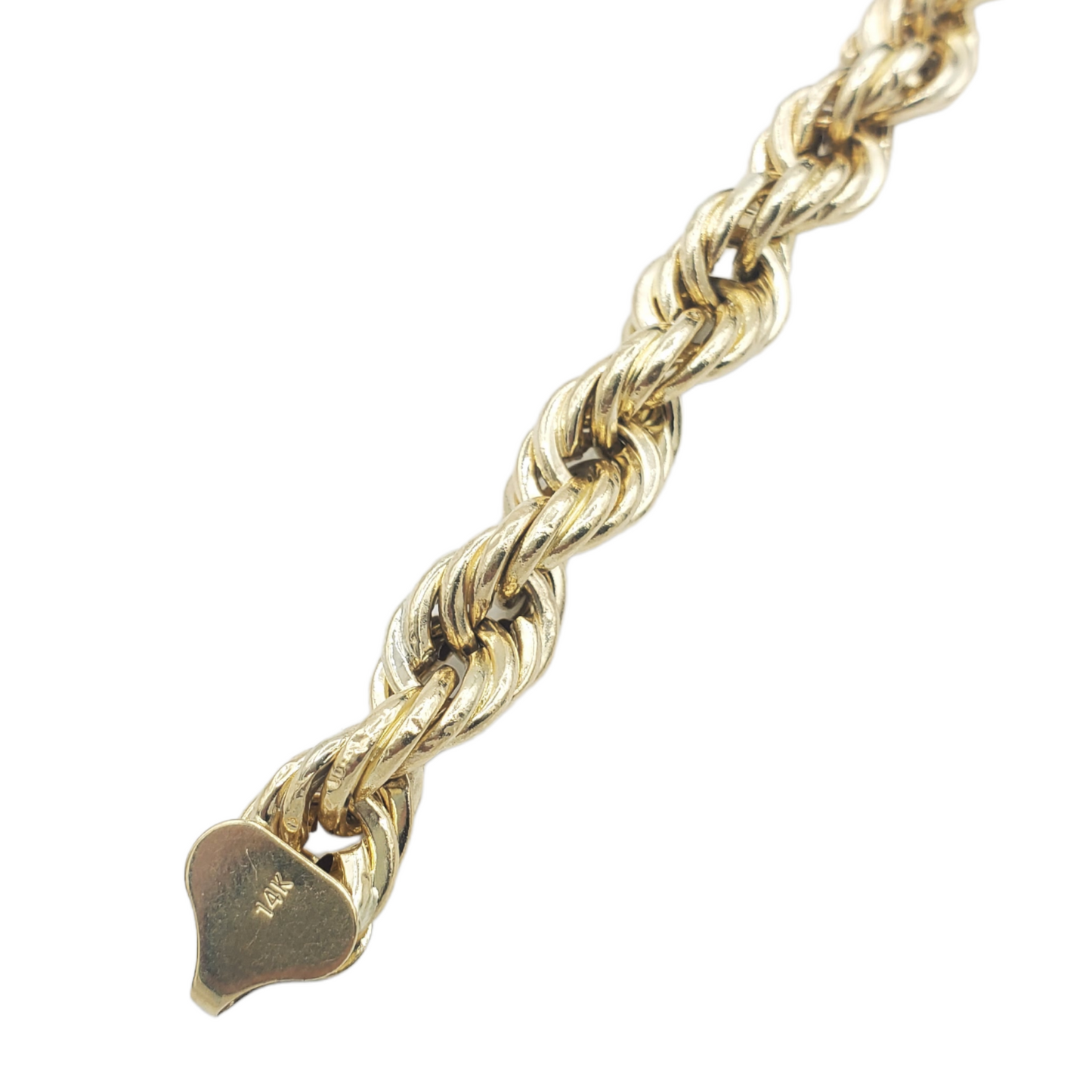 14K Gold- Hollow Rope Bracelet