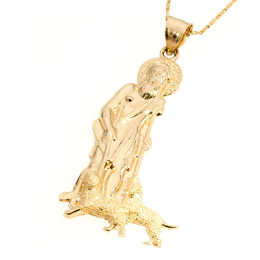 Saint Lazarus Pendant | 14K Gold - Fantastic Jewelry NYC
