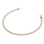 Cubic Zirconia Gold 14K Tennis Bracelet