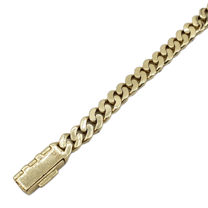 10K Gold- Iced Out Diamond Miami Cuban Bracelets (6mm)