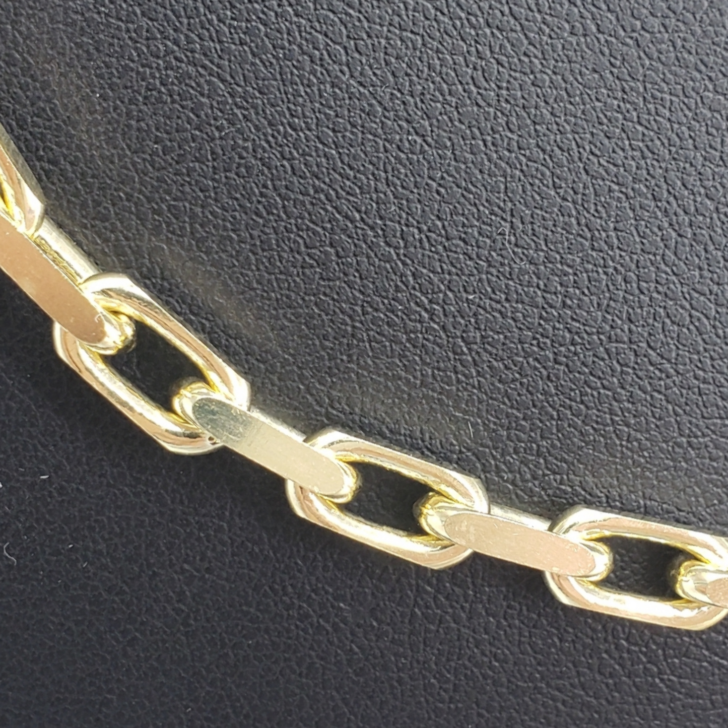 14K Gold- Solid Hermes Link Chain (Yellow Gold)
