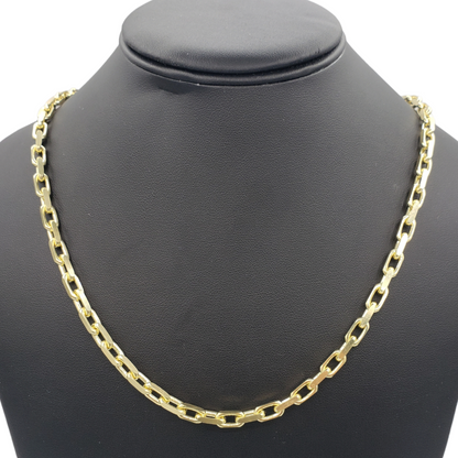 14K Gold- Solid Hermes Link Chain (Yellow Gold)