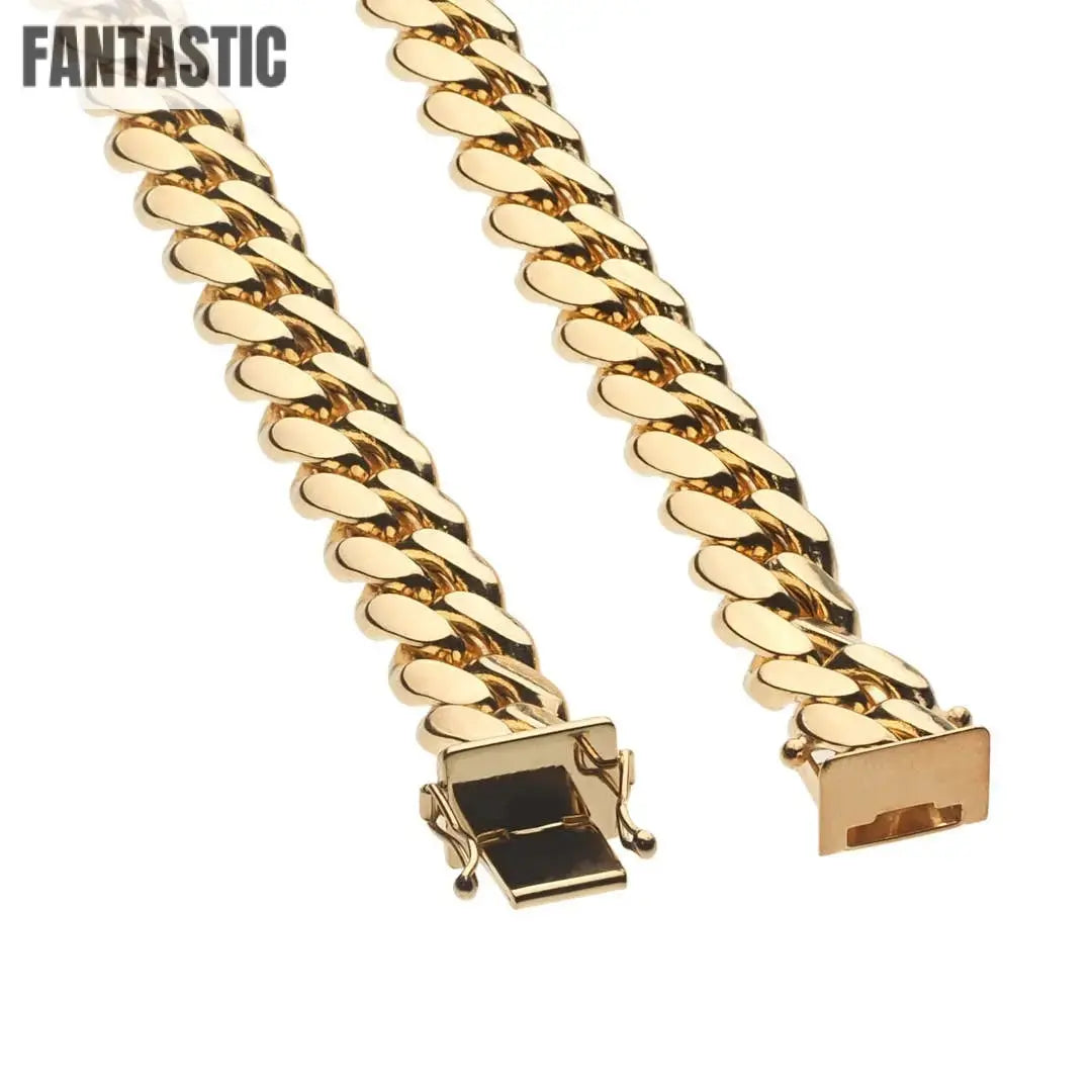 Semi-Solid Miami Cuban Link Chain