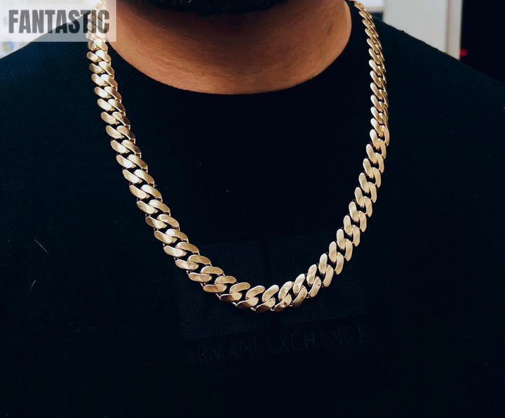 Curb Cuban Link Chains — 10K & 14K Real Gold