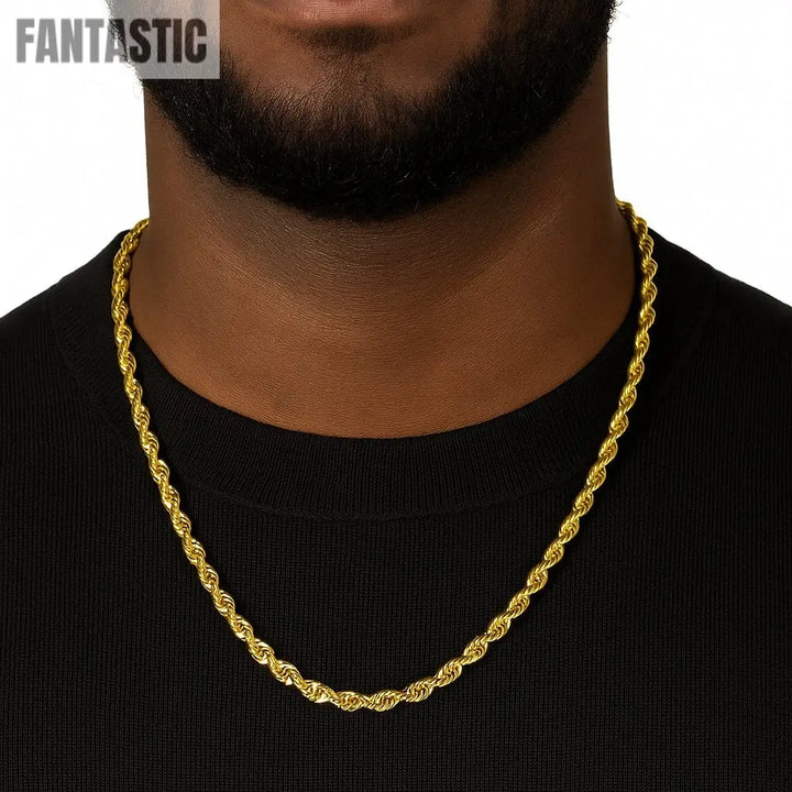 Gold Rope Chains — 10K & 14K Real Gold