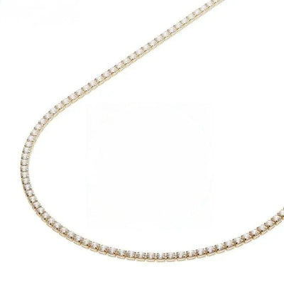 Diamond Gold Tennis Necklaces