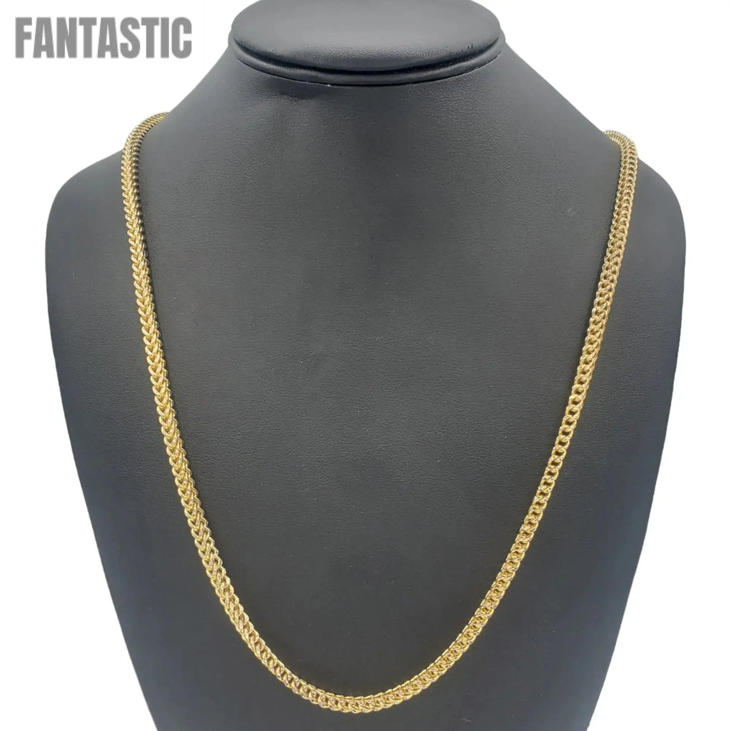 10K Gold Franco Diamond Cut Pavé Chain - Fantastic Jewelry NYC LLC
