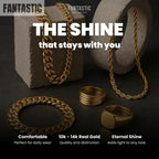 10K Gold- Hollow Figaro Chain Fantastic NYC