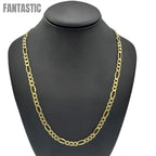 10K Gold- Hollow Figaro Chain - Fantastic Jewelry NYC LLC
