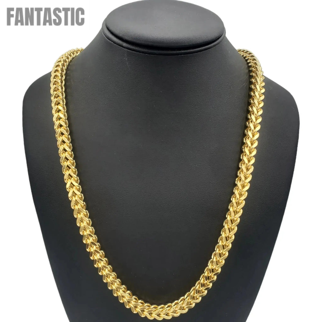 10K Gold- Hollow Franco Chain - Fantastic Jewelry NYC LLC