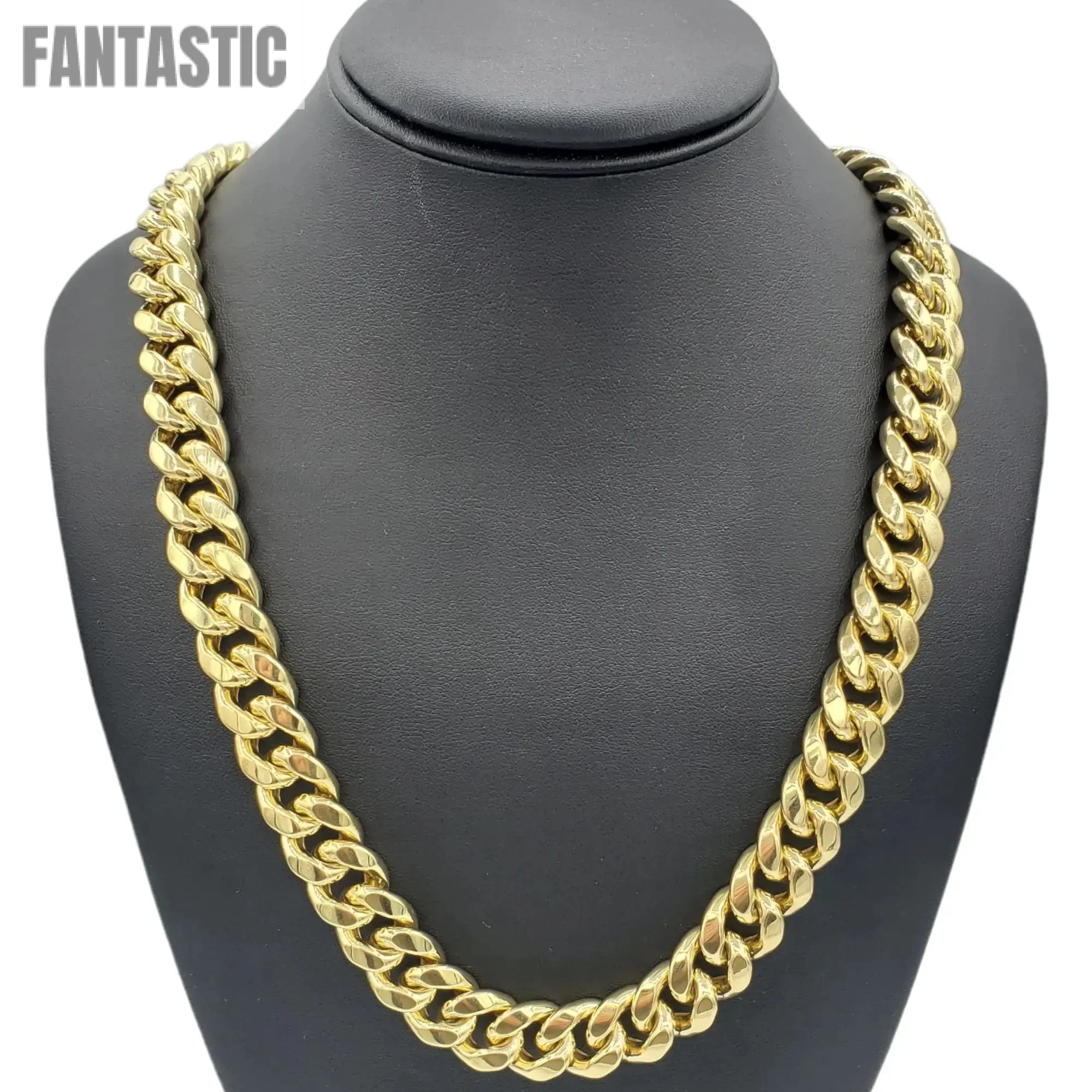 10K Gold- Hollow Miami Cuban Chain - Fantastic Jewelry NYC LLC