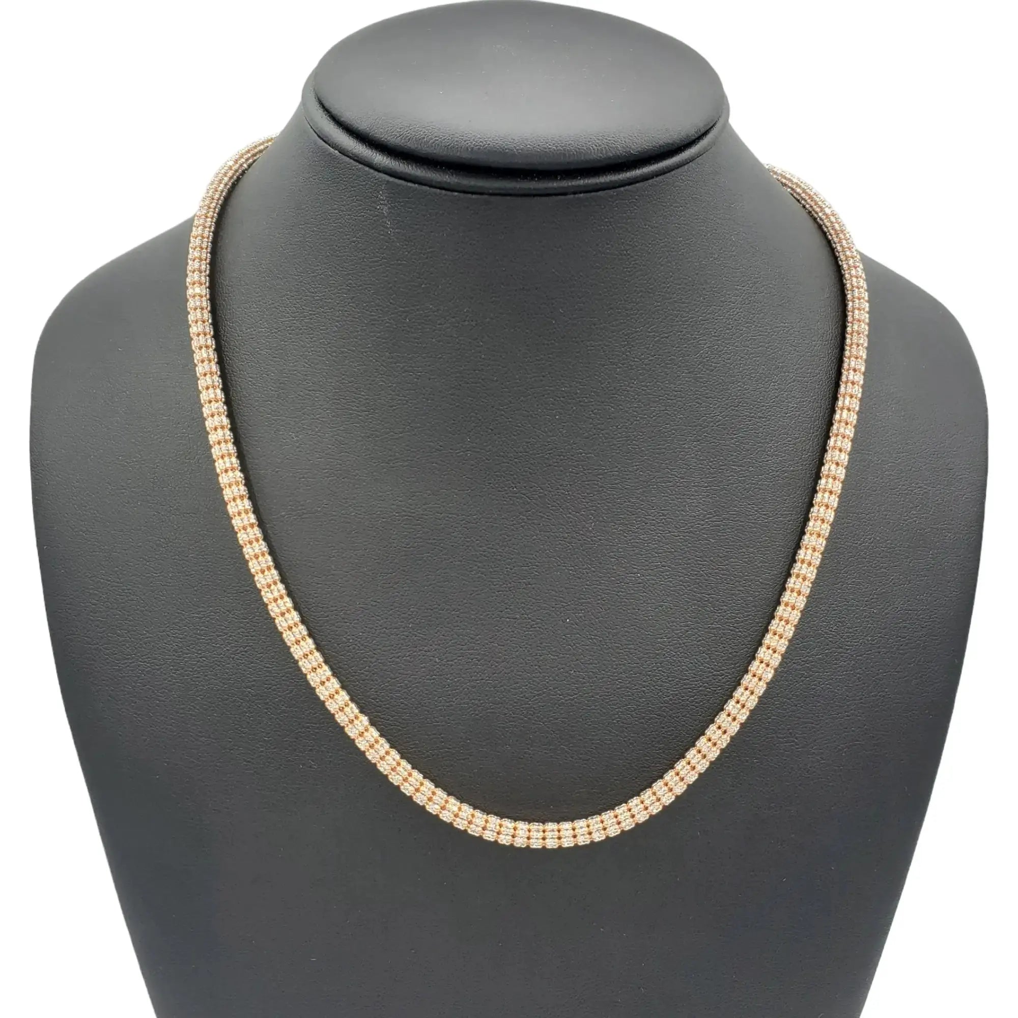 10K Gold- Ice Chain (Rose Gold) - Fantastic Jewelry NYC LLC
