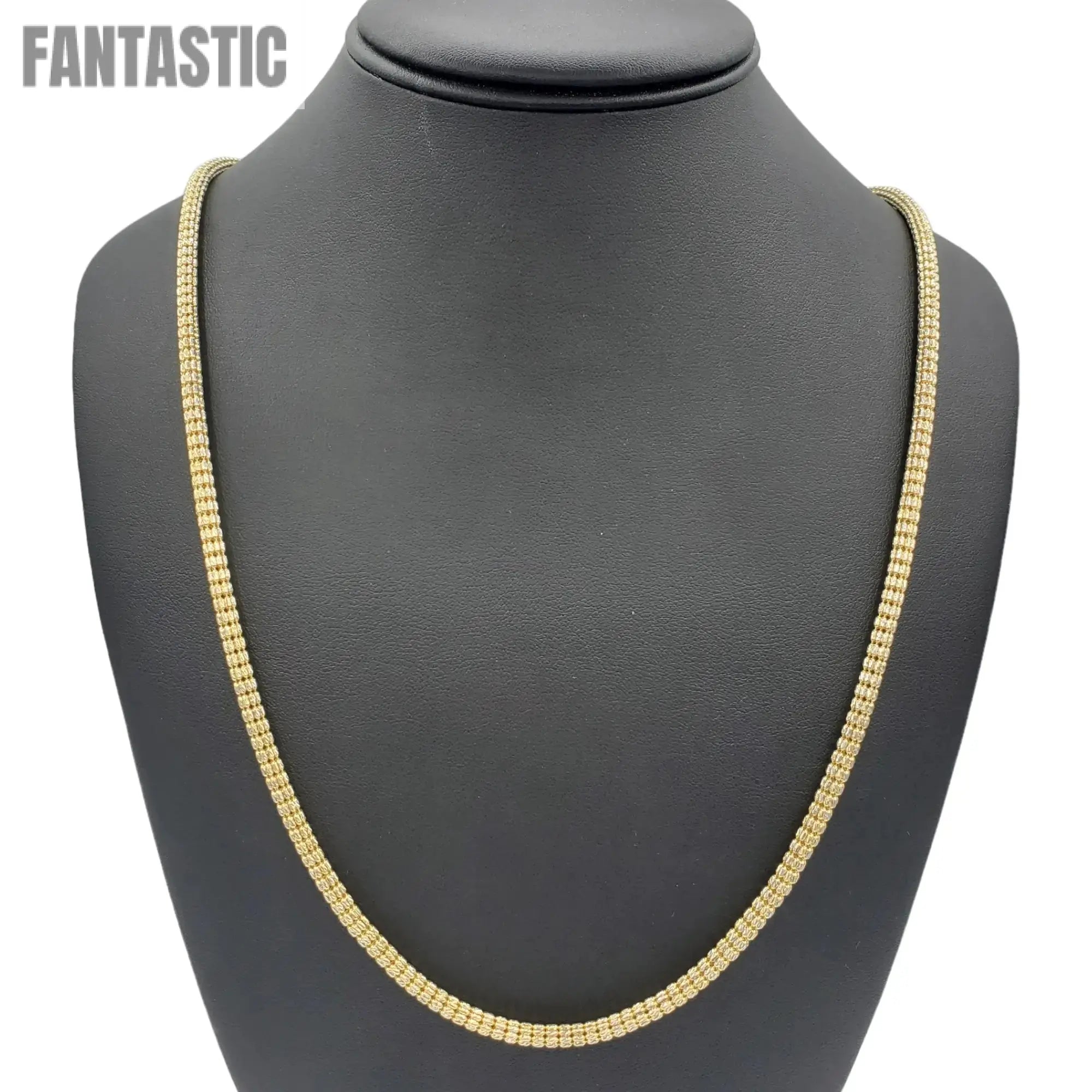 10K Gold- Ice Chain (Yellow Gold) - Fantastic Jewelry NYC LLC
