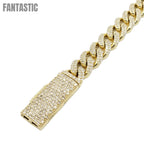 10K Gold- Iced Out Diamond Miami Cuban Bracelets (10mm) Fantastic NYC
