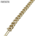 10K Gold- Iced Out Diamond Miami Cuban Bracelets (6mm) Fantastic NYC
