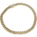 10K Gold- Iced Out Diamond Miami Cuban Bracelets (6mm) Fantastic NYC
