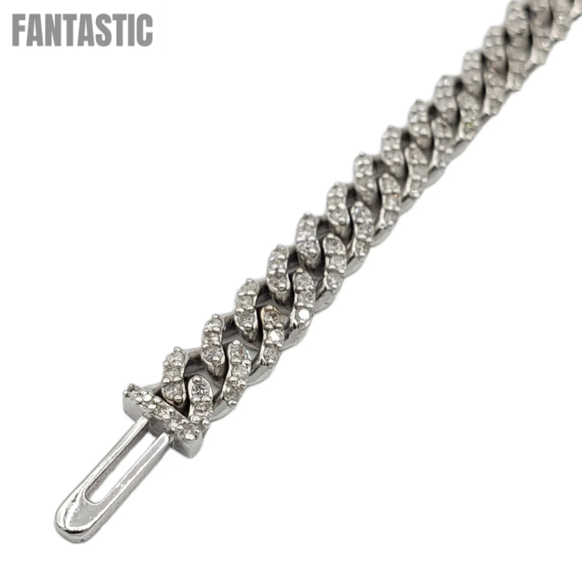 10K Gold- Iced Out Diamond Miami Cuban Bracelets (6mm) Fantastic NYC