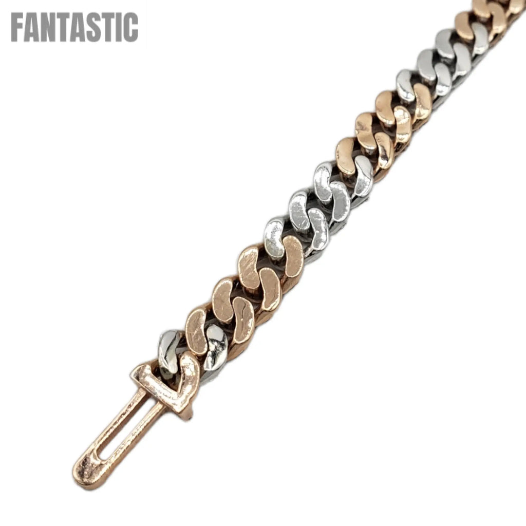 10K Gold- Iced Out Diamond Miami Cuban Bracelets (6mm) Fantastic NYC