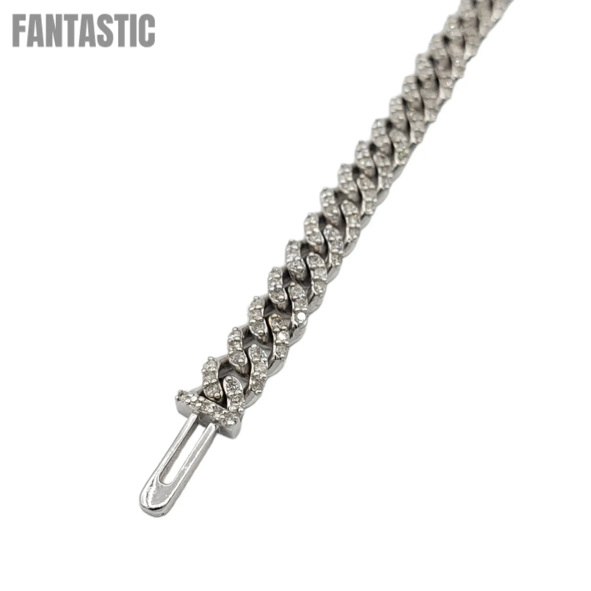 10K Gold- Iced Out Diamond Miami Cuban Bracelets(5mm) Fantastic NYC